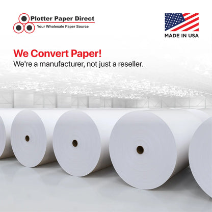 (2) 24'' x 300' Rolls - 18# Translucent Bond - 2'' Core